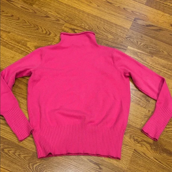 French Connection Bold Pink Turtleneck Sweater - Picture 5 of 5